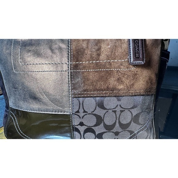 COACH # HO5J-8F69 Patchwork Tote - Picture 9 of 17